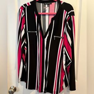 INC International Concepts matte jersey top 3X